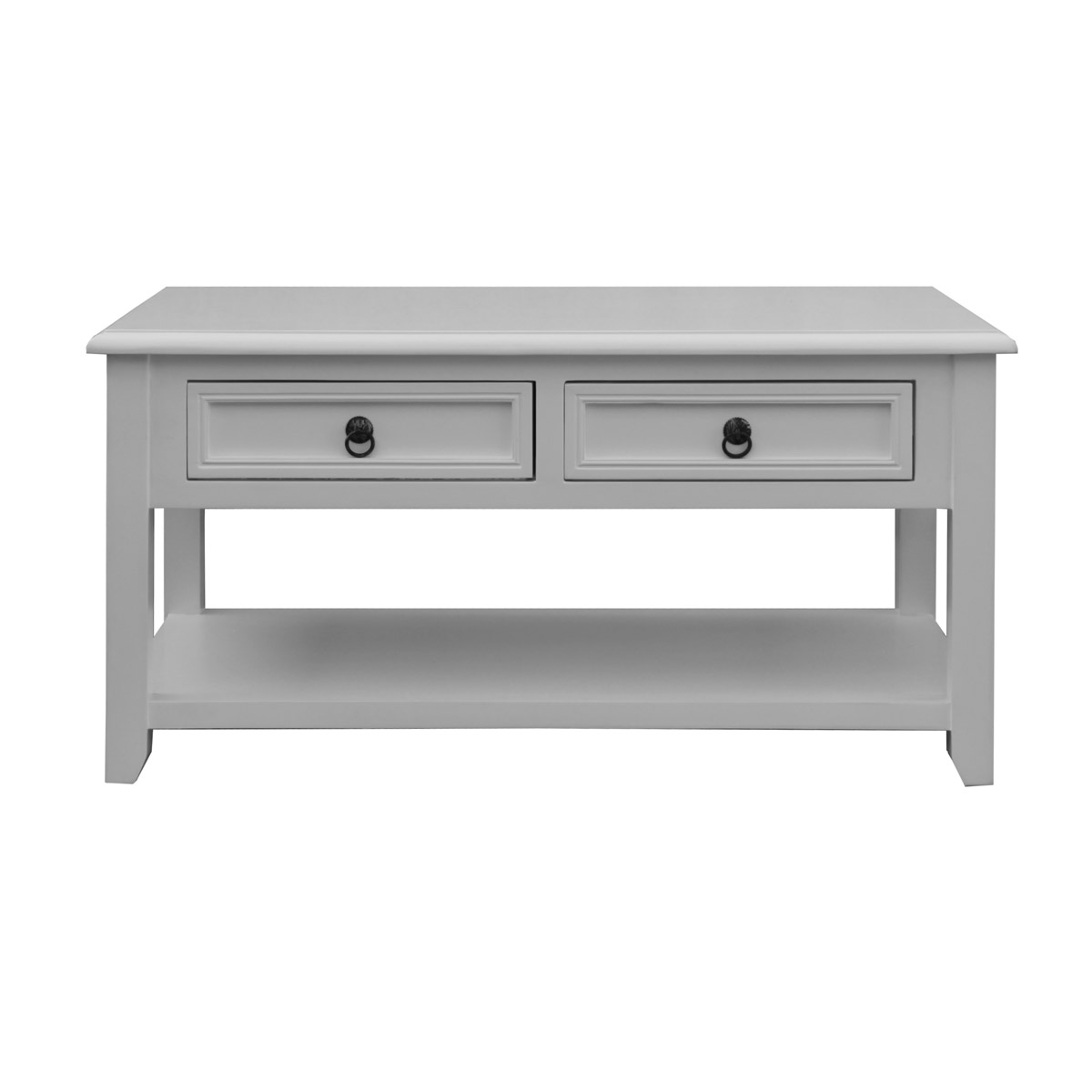 White Rectangular Coffee Table